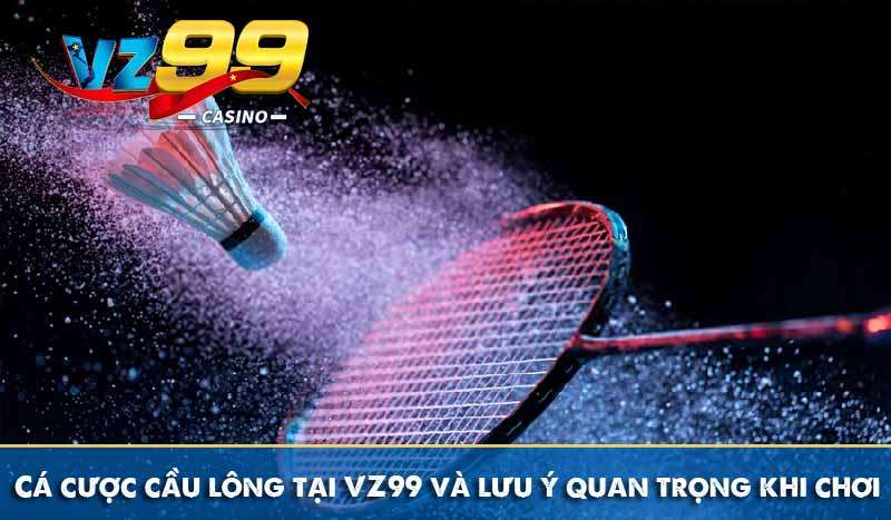 Cá cược cầu lông tại VZ99 và lưu ý quan trọng khi chơi